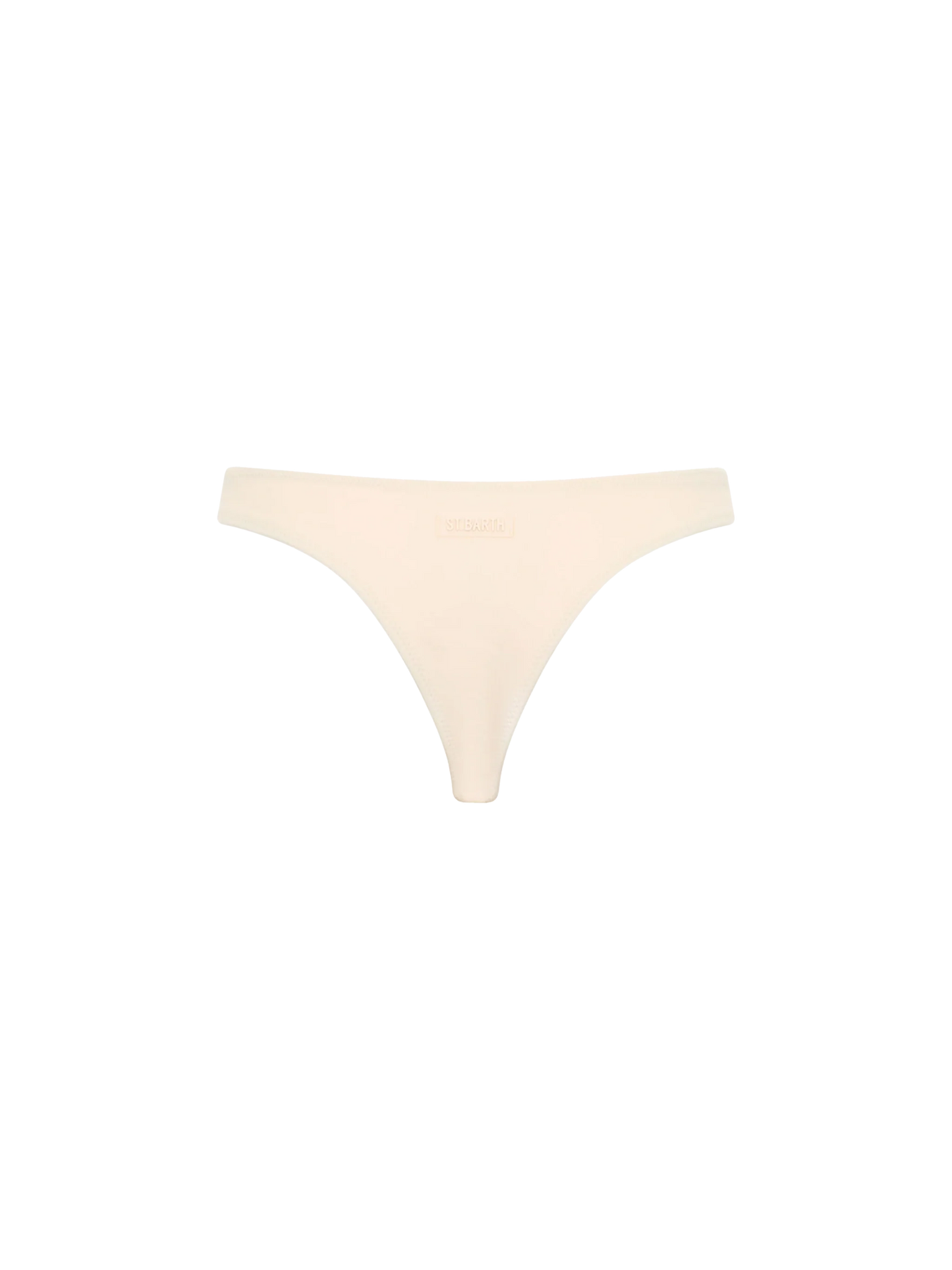 Woman beige cheeky swim briefs Naomi