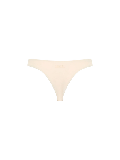 Woman beige cheeky swim briefs Naomi