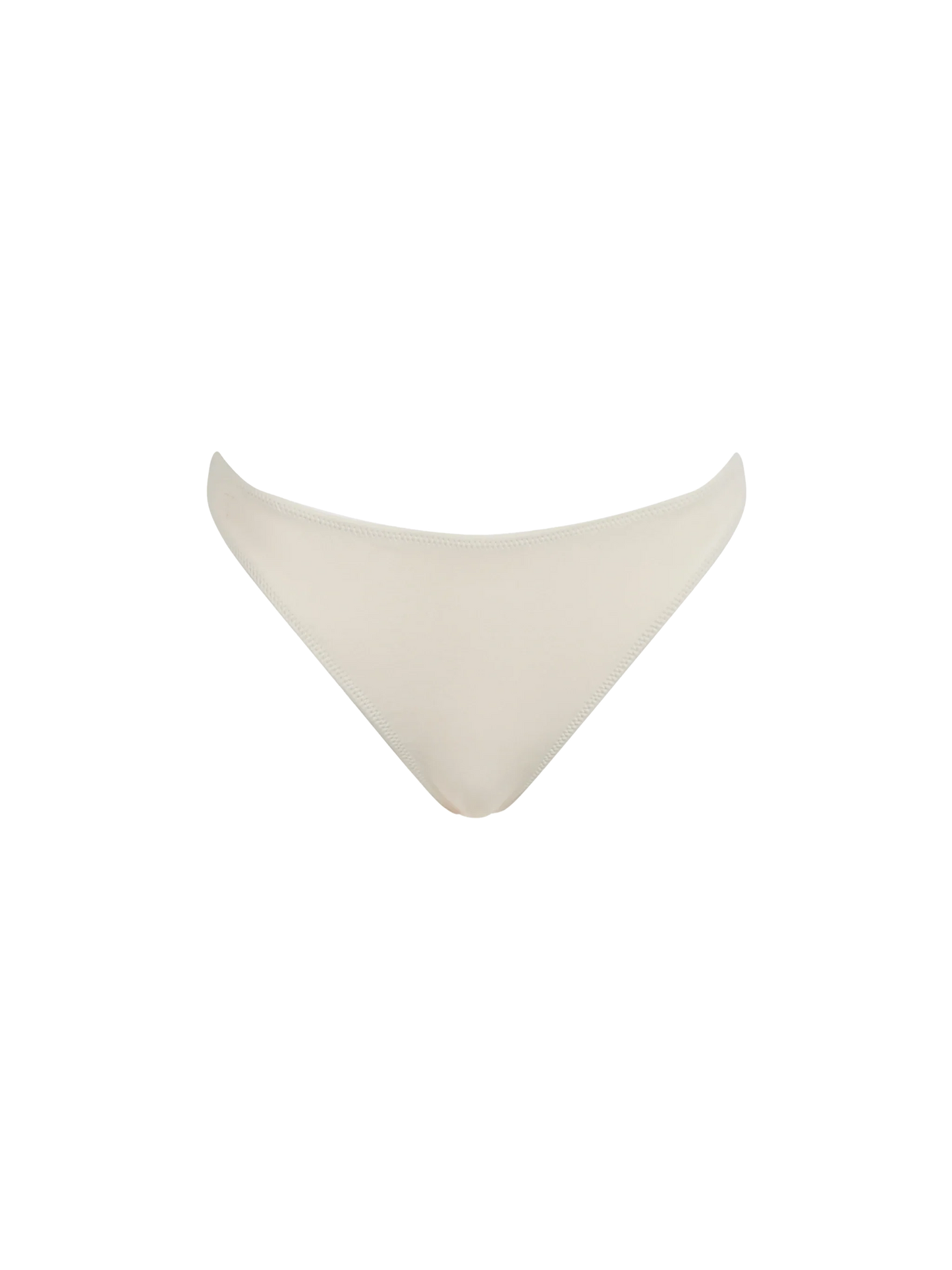Woman cream cheeky swim briefs Naomi