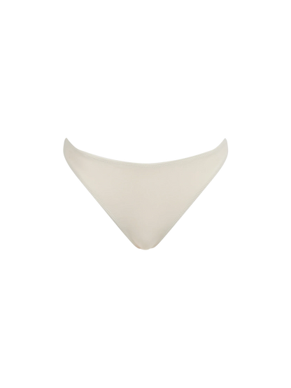 Woman cream cheeky swim briefs Naomi