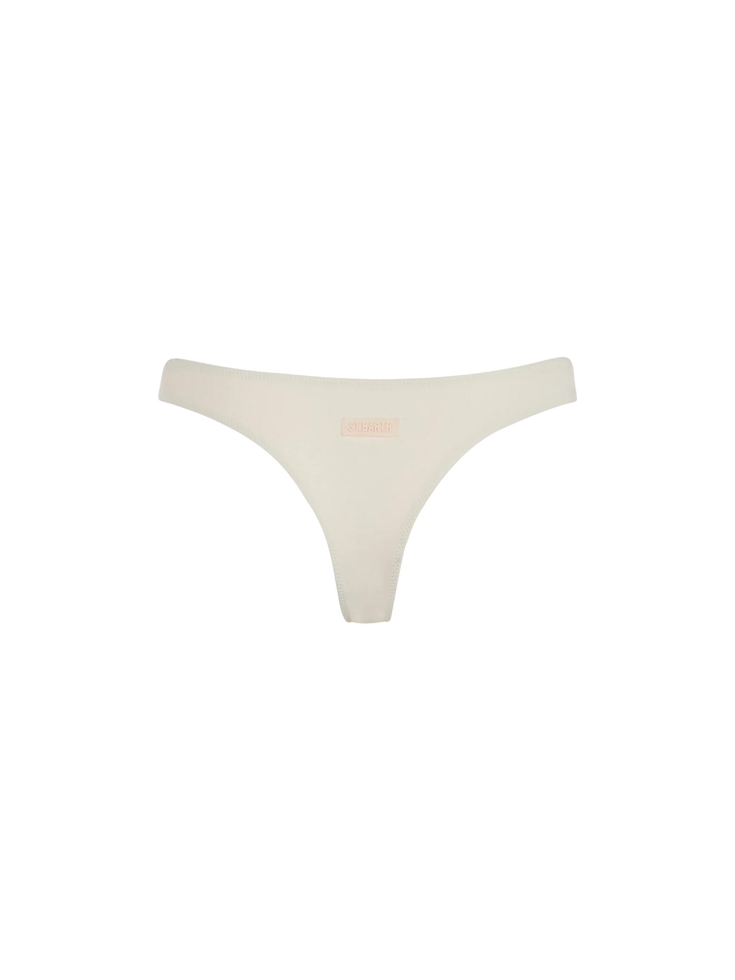Woman cream cheeky swim briefs Naomi