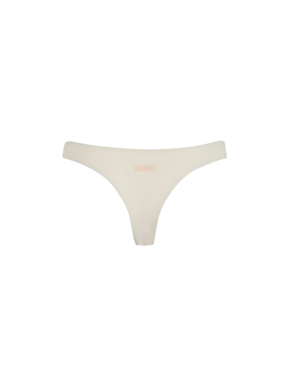 Woman cream cheeky swim briefs Naomi