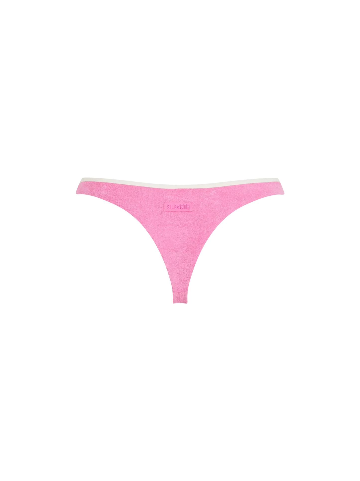 Woman terry cheeky swim briefs Naomi with piping