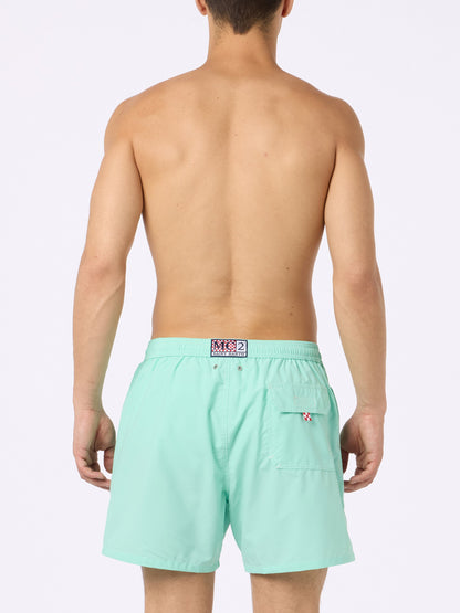 Sage green classic light swim shorts Patmos
