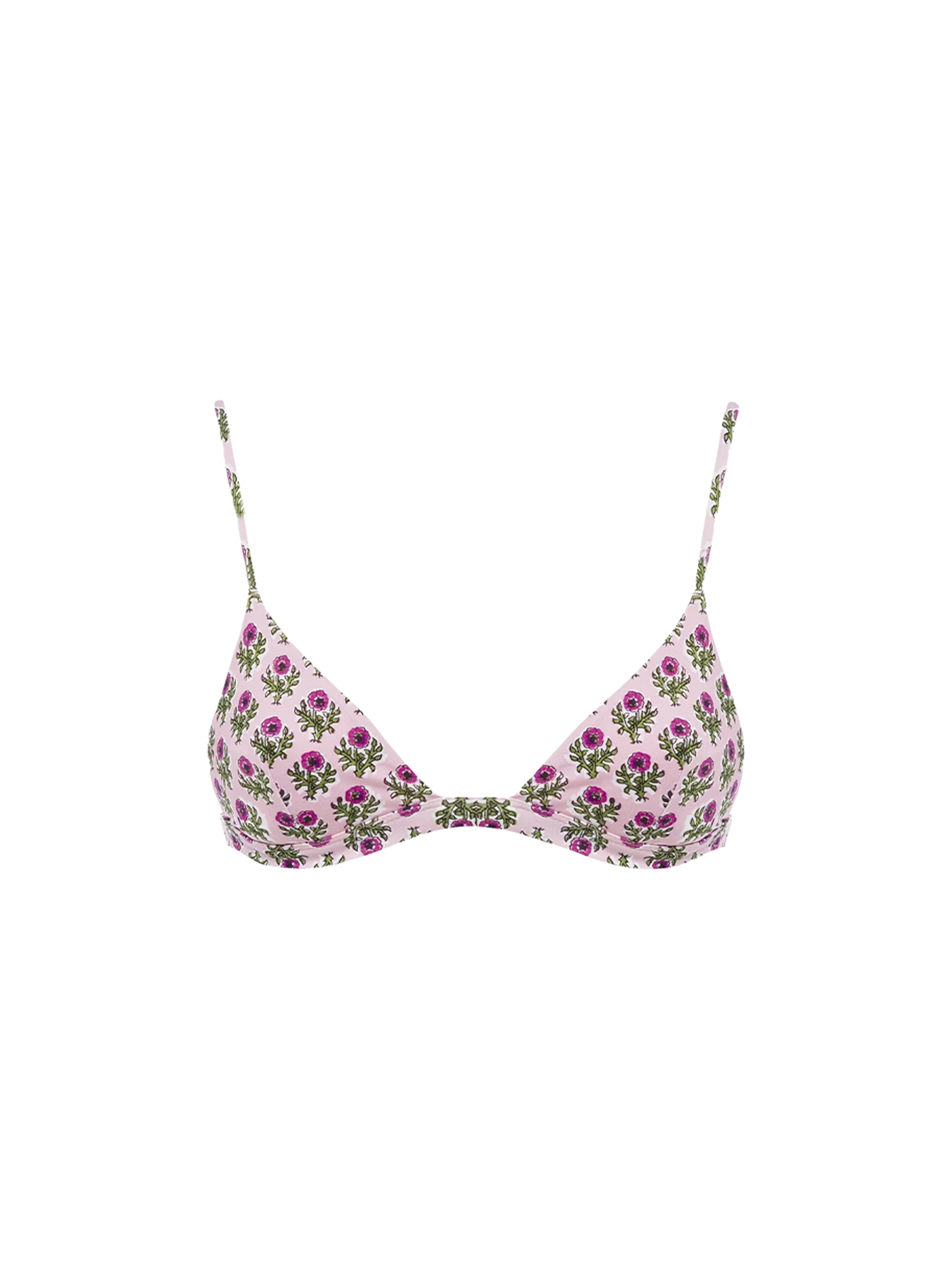 Woman flower triangle top swimsuit Rylie