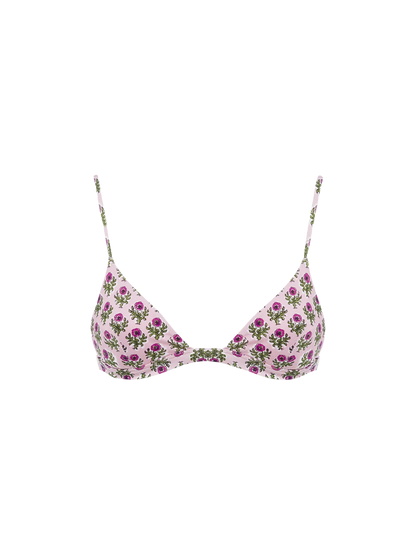 Woman flower triangle top swimsuit Rylie