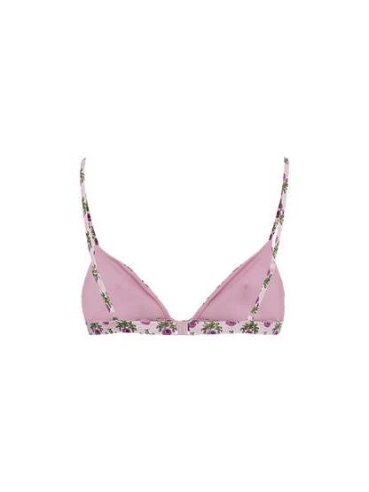 Woman flower triangle top swimsuit Rylie