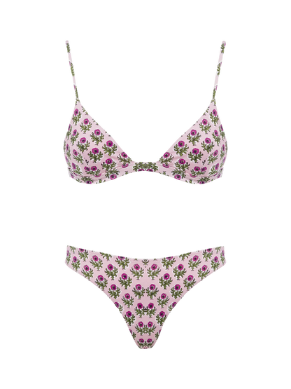 Woman flower triangle bikini Rylie Lido