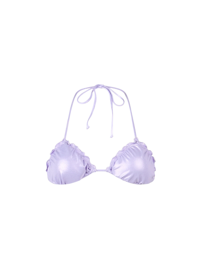 Woman lamina lilac triangle beach top Sagittarius