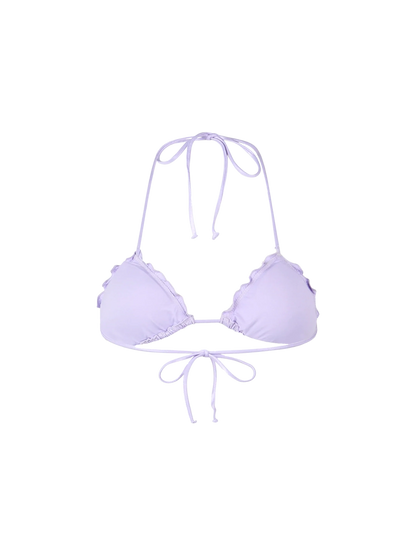 Woman lamina lilac triangle beach top Sagittarius
