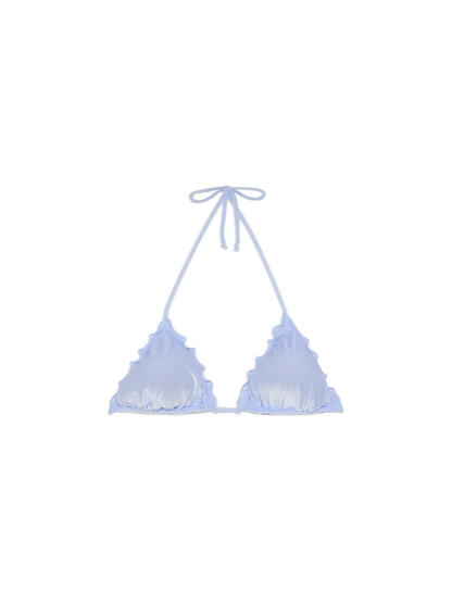 Sagittarius light blue velvet classic triangle top