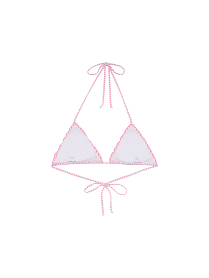 Sagittarius seersucker classic triangle top with striped print