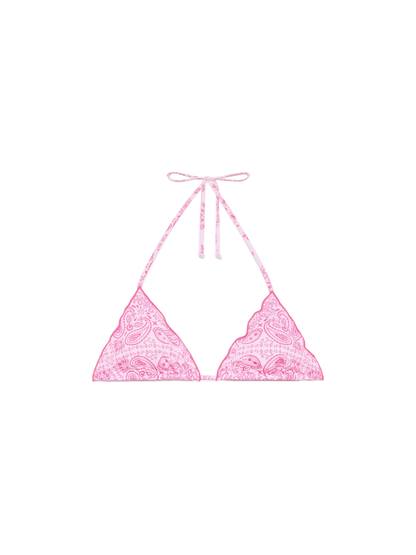 Sagittarius classic triangle top with bandanna print
