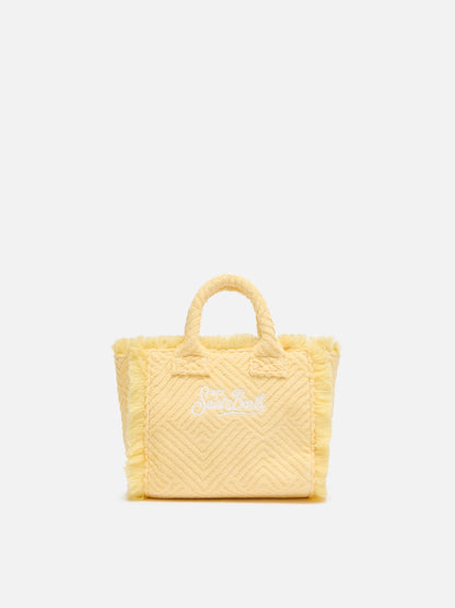 Yellow lines embossed Mini Vanity Sponge Bag