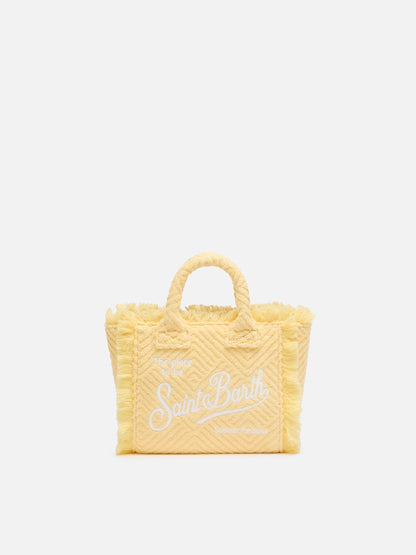 Yellow lines embossed Mini Vanity Sponge Bag
