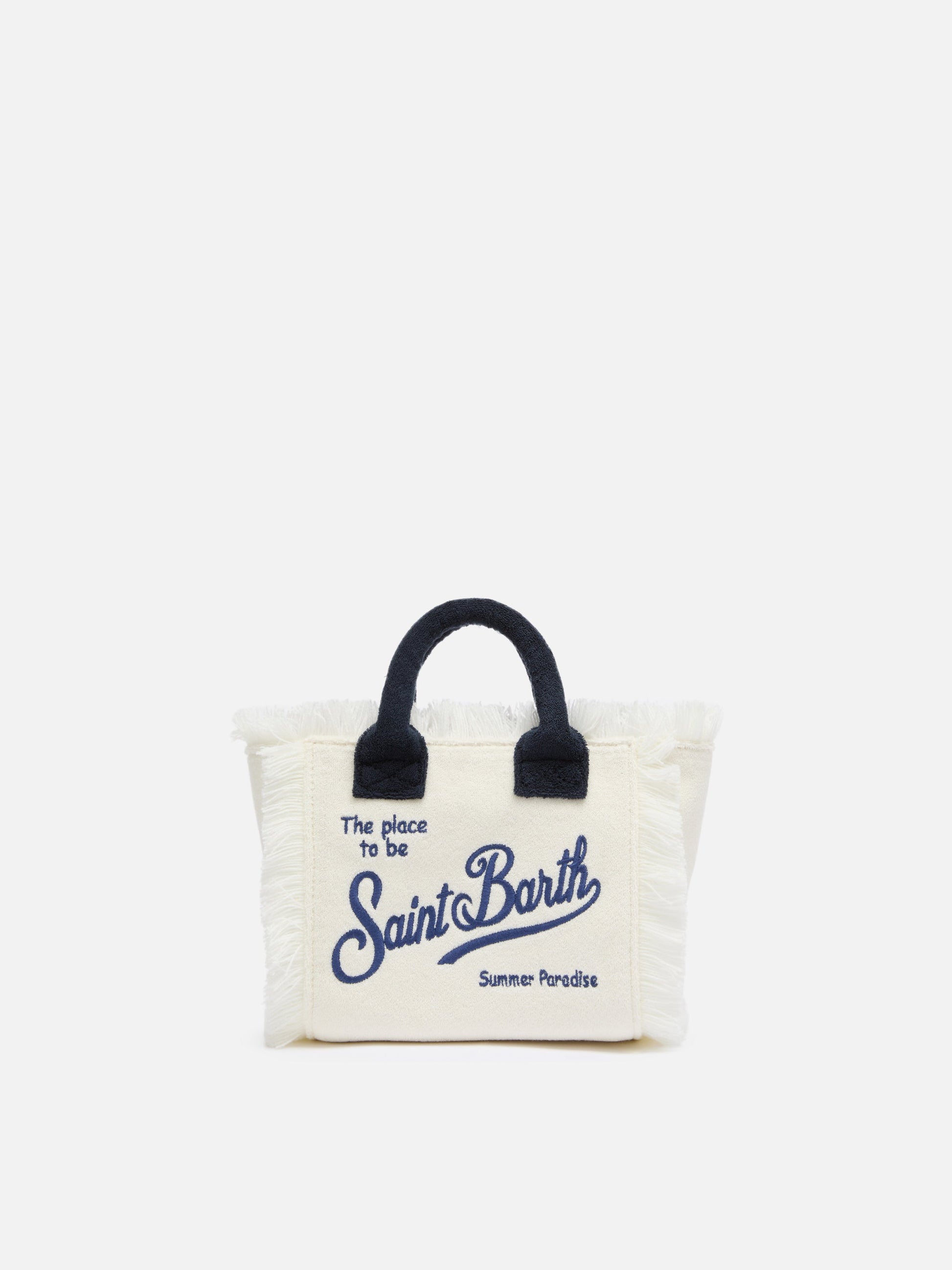 White Mini Vanity Sponge Bag - MC2 Saint Barth