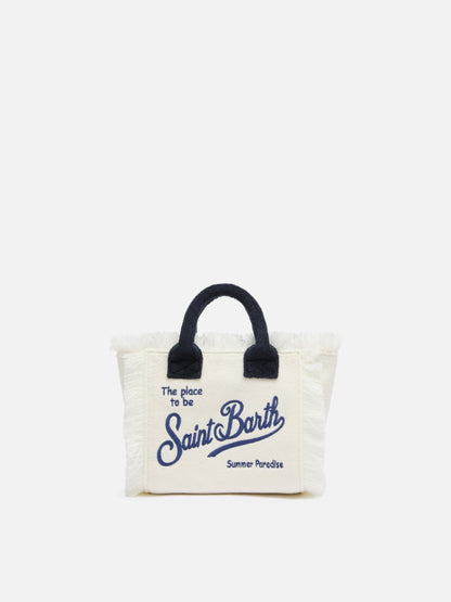 White Mini Vanity Sponge Bag - MC2 Saint Barth