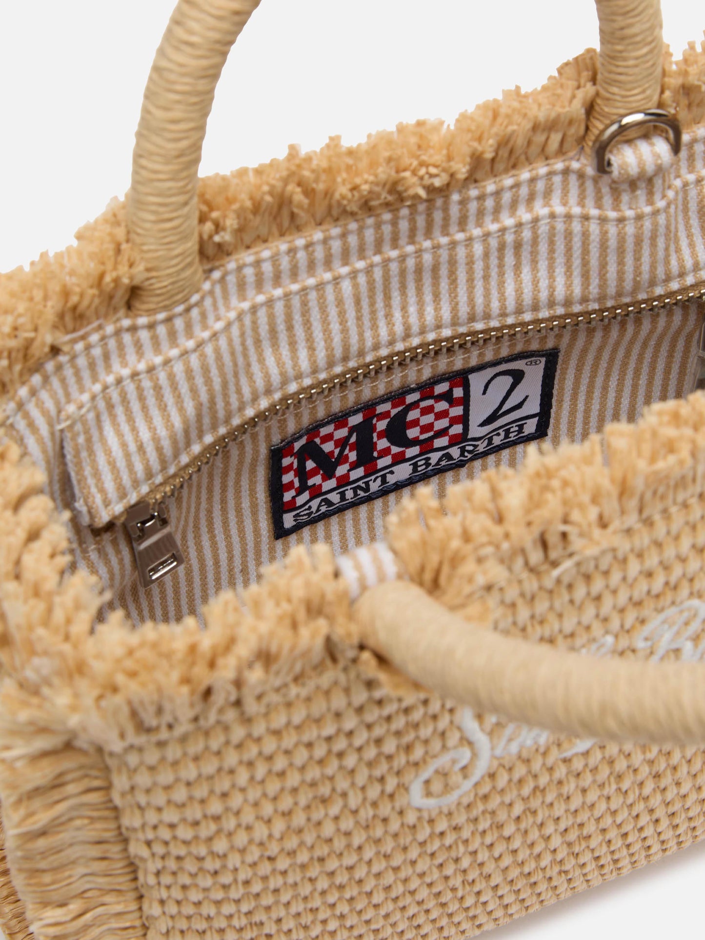 Mini Vanity Straw effect bag
