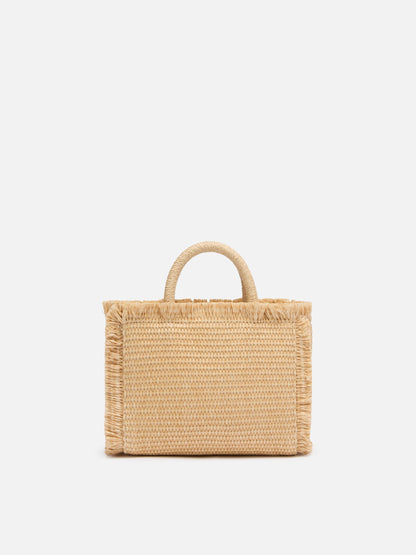 Mini Vanity Straw effect bag