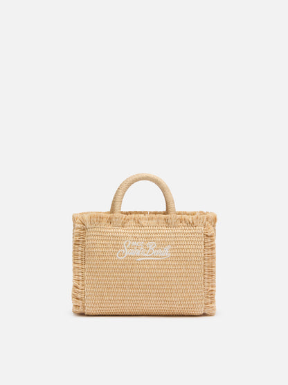 Mini Vanity Straw effect bag