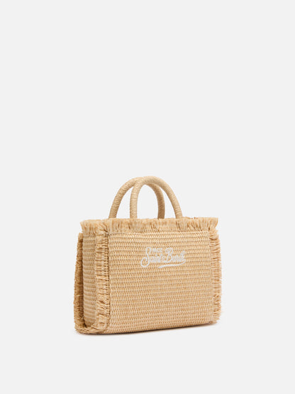 Mini Vanity Straw effect bag