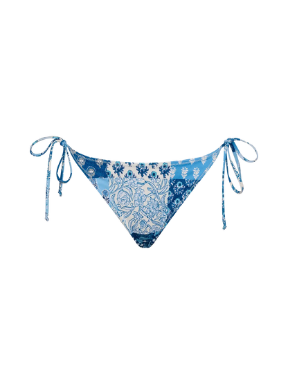 Virgo classic swim briefs with floral patch print