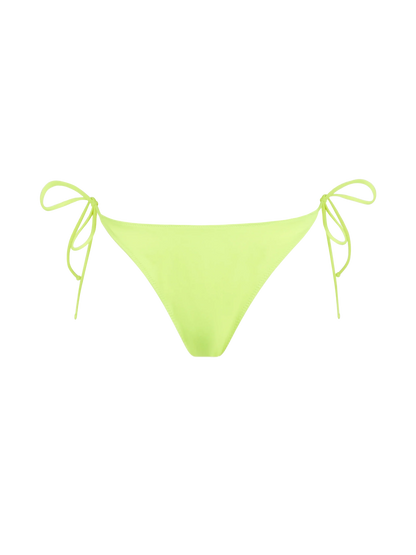 Woman fluo yellow classic swim briefs Virgo
