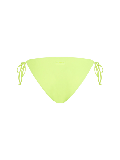 Woman fluo yellow classic swim briefs Virgo