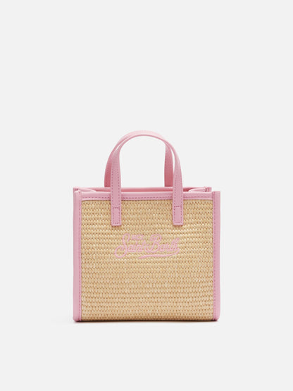 Beige Vivian Mini Straw handbag - MC2 Saint Barth