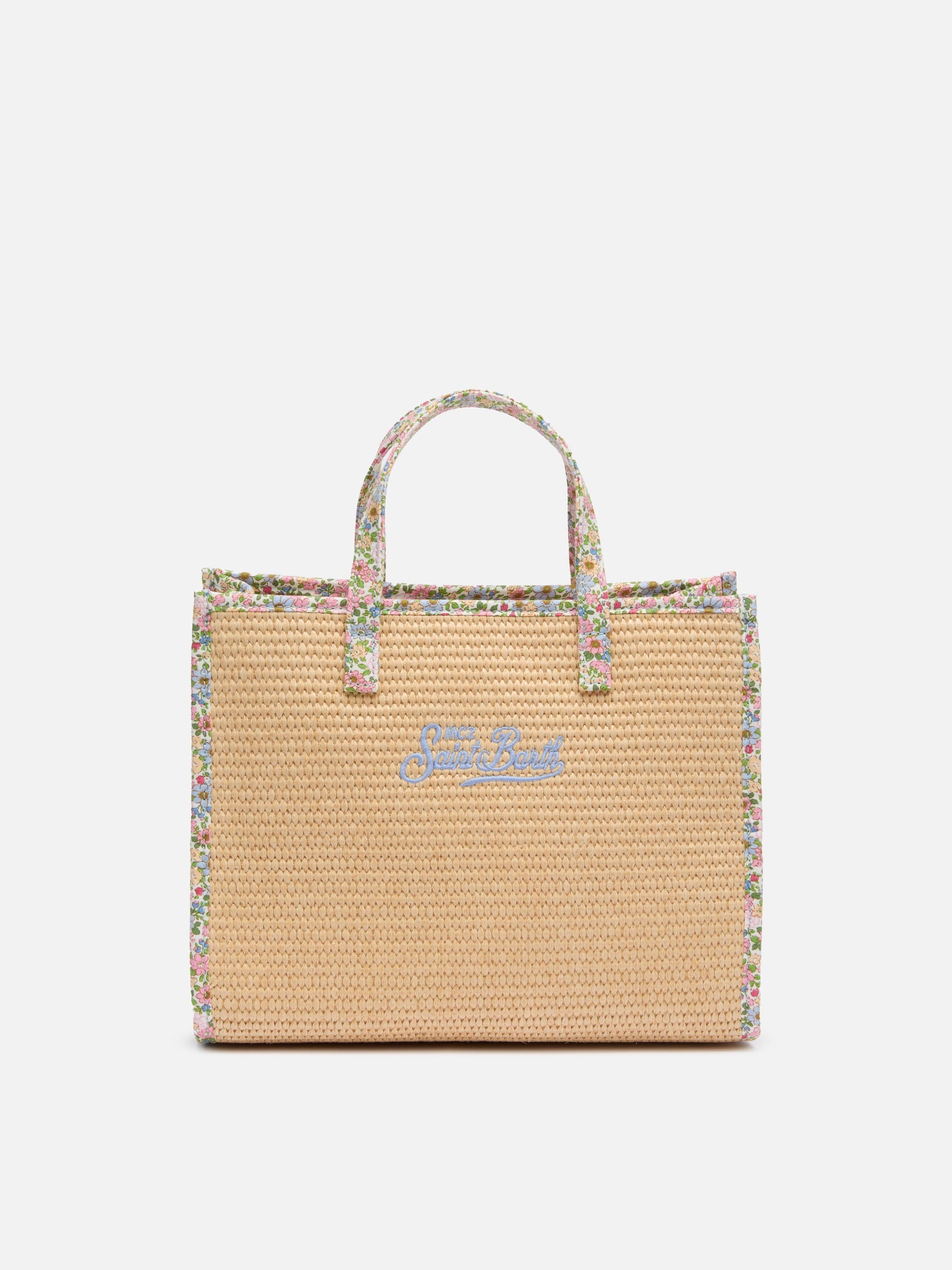 Beige Vivian Midi Straw handbag - MC2 Saint Barth