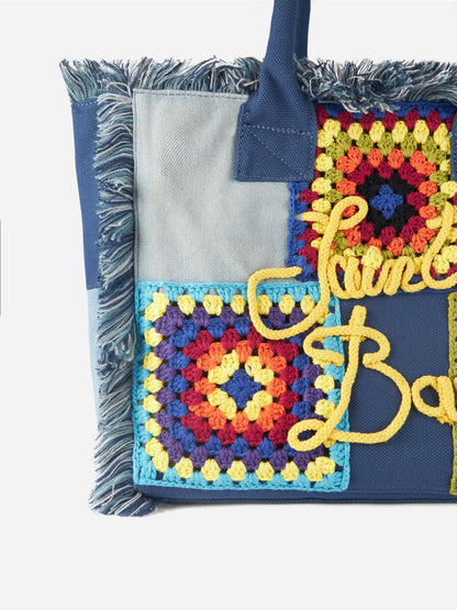 Vanity crochet patchwork shoulder bag - MC2 Saint Barth